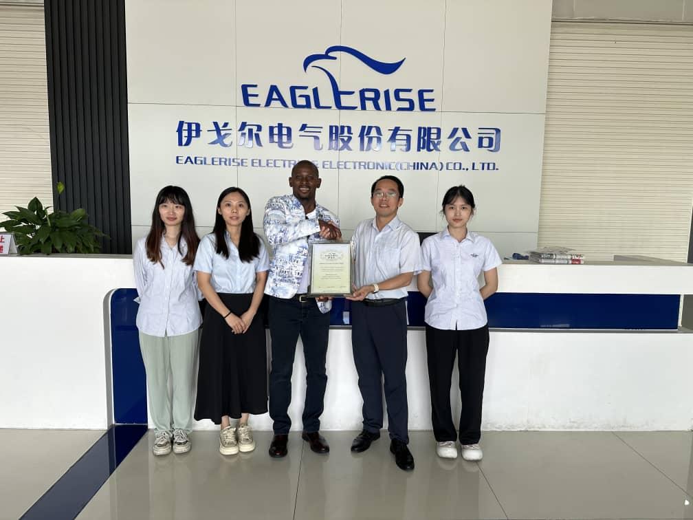 Distributorship Award From Eaglerise Electric & Electronic